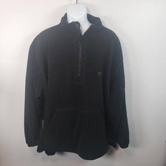 Reebok Other - Reebok Mens XXL Black 1/4 Quarter Zip Fleece Pullover Outdoors Casual 2X / R50